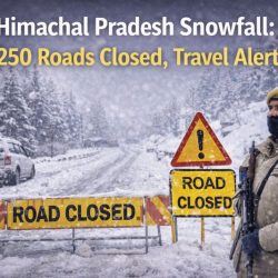 Himachal Pradesh Snowfall: 1,250 Roads Closed, Travel Advisory